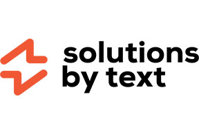 solutions by text logo